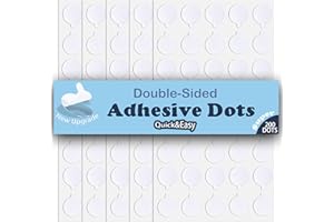 HELISSE Museum Putty Double Sided Sticky Dots-Poster Mounting Putty for Wall-Removable Adhesive Clear Glue Dots Non-Damaging Sticky Tack for Decor,Crafts, Balloons,Festival Party Decorations 200PCS