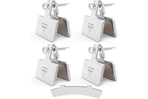 ACREBOW Ceramic Bike Brake Pads Set Compatible for Tektro Shimano TRP Deore Br-M575 B01s Mt200 M525 M515 T615 T675 M505 M495 M486 M485, Mountain MTB Ebike Brake Pads[4 Pieces Brakes+1 Adjusting Tool]