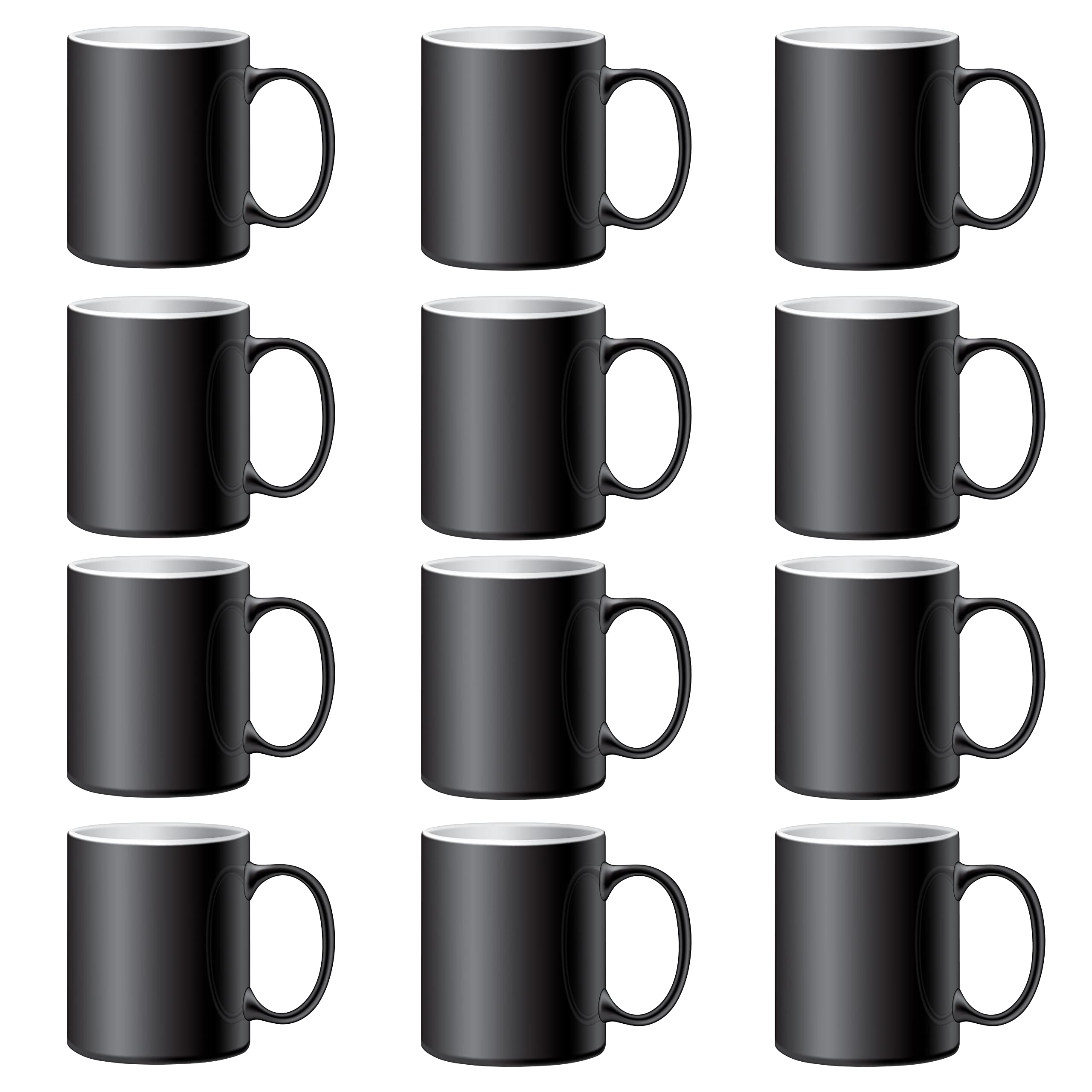 Photo 1 of TANGLONG Color Changing Coffee Mugs 15oz Sublimation Mugs Magic Mug Heat Sensitive Coffee Mugs Tazas Magicas Para Sublimacion Set of 12