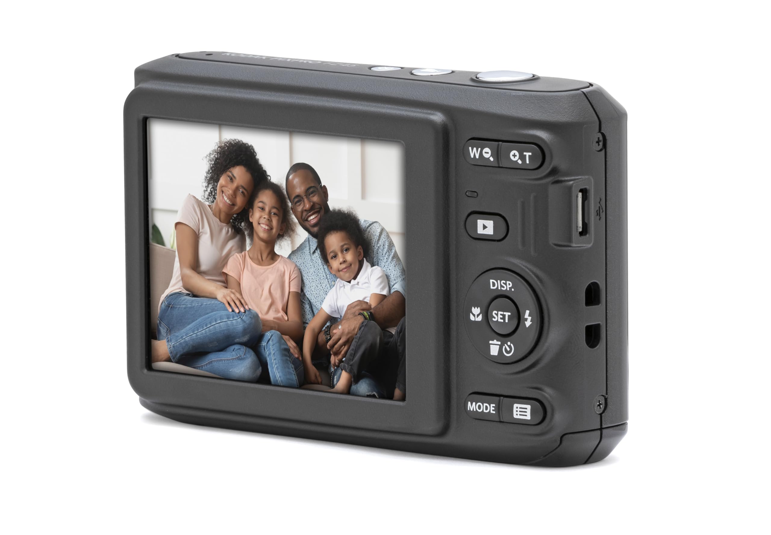 KODAK PIXPRO Friendly Zoom FZ45-BK 16MP Digital Camera with 4X Optical Zoom 27mm Wide Angle and 2.7