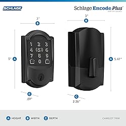 Schlage BE499WB CAM 622 Encode Plus WiFi Deadbolt