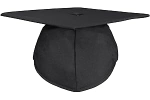 GradPlaza Matte Graduation Cap with 2024 and 2025 Tassel Adult Graduation hat for High School College