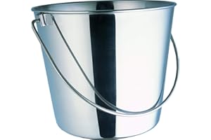 HEAVY DUTY PAIL 800101 Indipets Stainless Steel Pail, 4-Quart