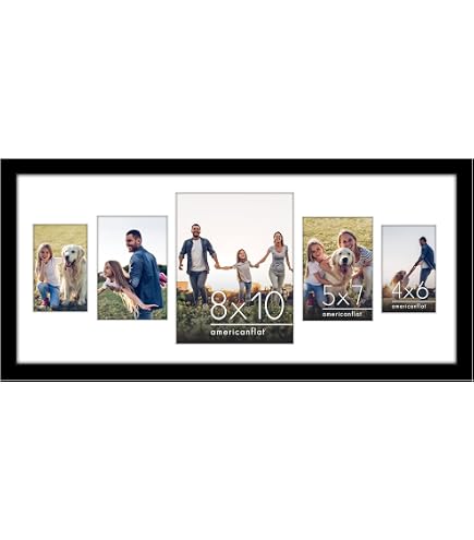 Quadro Frames 24x28 inch Picture Frame, Black, Style P375-3/8 inch Wide