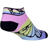 SockGuy Women's 1in Cycling/Running Socks (Monarch, Small/Medium)