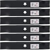 Rotary 12123 Mower Blades for Dixon Yazoo 16-1/4&rdquo; Length 2-1/2&rdquo; Width .200&rdquo; Thickness 5 PT ST Center Hole Fits 48in. Deck