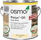 Osmo Polyx-Oil 3011 Hard Wax Oil Clear Gloss 0.375L Wood Finish view 1
