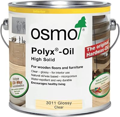 Osmo Polyx-Oil 3011 Hard Wax Oil Clear Gloss 0.375L Wood Finish