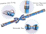 Unique style paws Dog Collar with Bowtie Adjustable Cotton Bandana Bow Tie view 2
