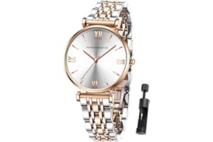 HANNAH MARTIN Watches for Women Waterproof Ladies Analog Quartz Wrist Watches Stainless Steel Band Fashion Dainty Female Watch Luxury Bracelet Diamond