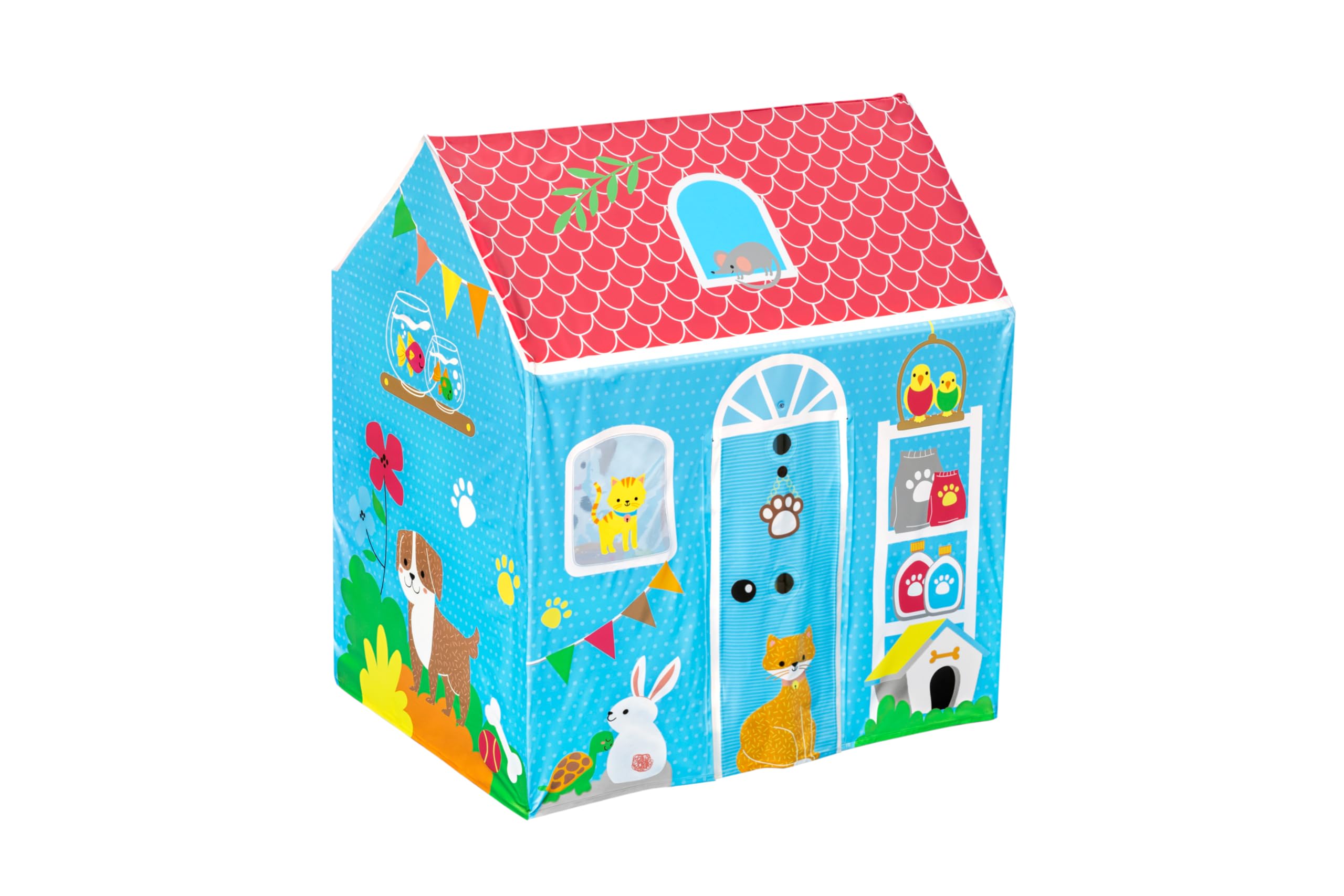 Bestway | Kids Play House, Purrfect Pets Theme Play House, Indoor and Outdoor Use for Kids