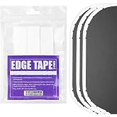 CEYAZYE 3 Pack 23mm Pickleball Edge Guard Tape, Fits 14mm Thickness Rackets | Pickle Ball Paddle White Edge Protection Tape, Perfectly Curved Edge No Wrinkling, Easy Application