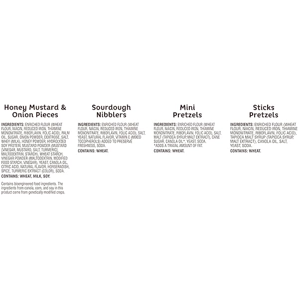 SNYDER’S OF HANOVER, VARIETY PACK PRETZELS, INDIVIDUAL PACKS, 4 FLAVORS, 36 CT (PACK OF 36)