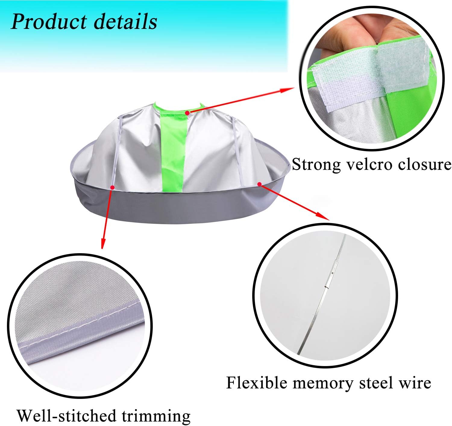 Hair Cutting Capes for Adult/Kids Umbrella Design Barber Salon Cape Keep Hair Off Clothes and Floor: Health & Personal Care