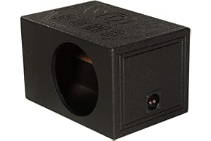 QPower QBOMB8VL Single 8 Inch Vented Ported Car Subwoofer Sub Box Enclosure