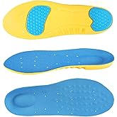 Insoles Memory Foam Insoles Shoes Inserts for Men and Women, Kids, Providing Arch Support, Cushion and Shock Absorption, Relieve Foot Pain (S)