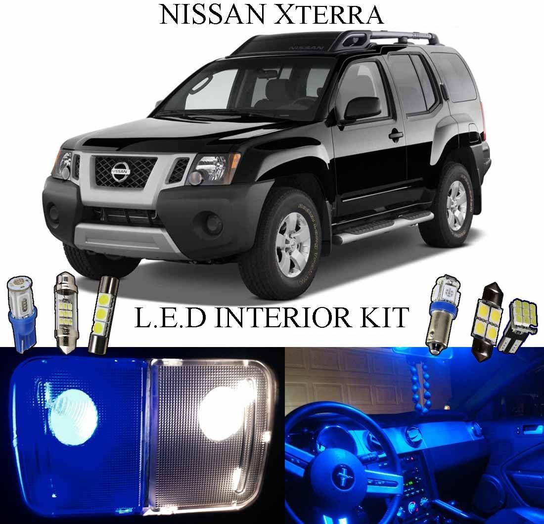 Amazon Com Ig Zakt Fit 2006 Nissan Xterra Ultra Blue Led Interior Package 8 Pieces Automotive