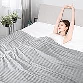 Elegear Revolutionary Cooling Throw Blanket, Absorbs Heat to Keep Body Cool for Night Sweats, Double Sided Arc-Chill3.0 Cooling Fiber Q-Max>0.5, Lightweight Summer Cold Blankets for Sleeping 51“ x 67”