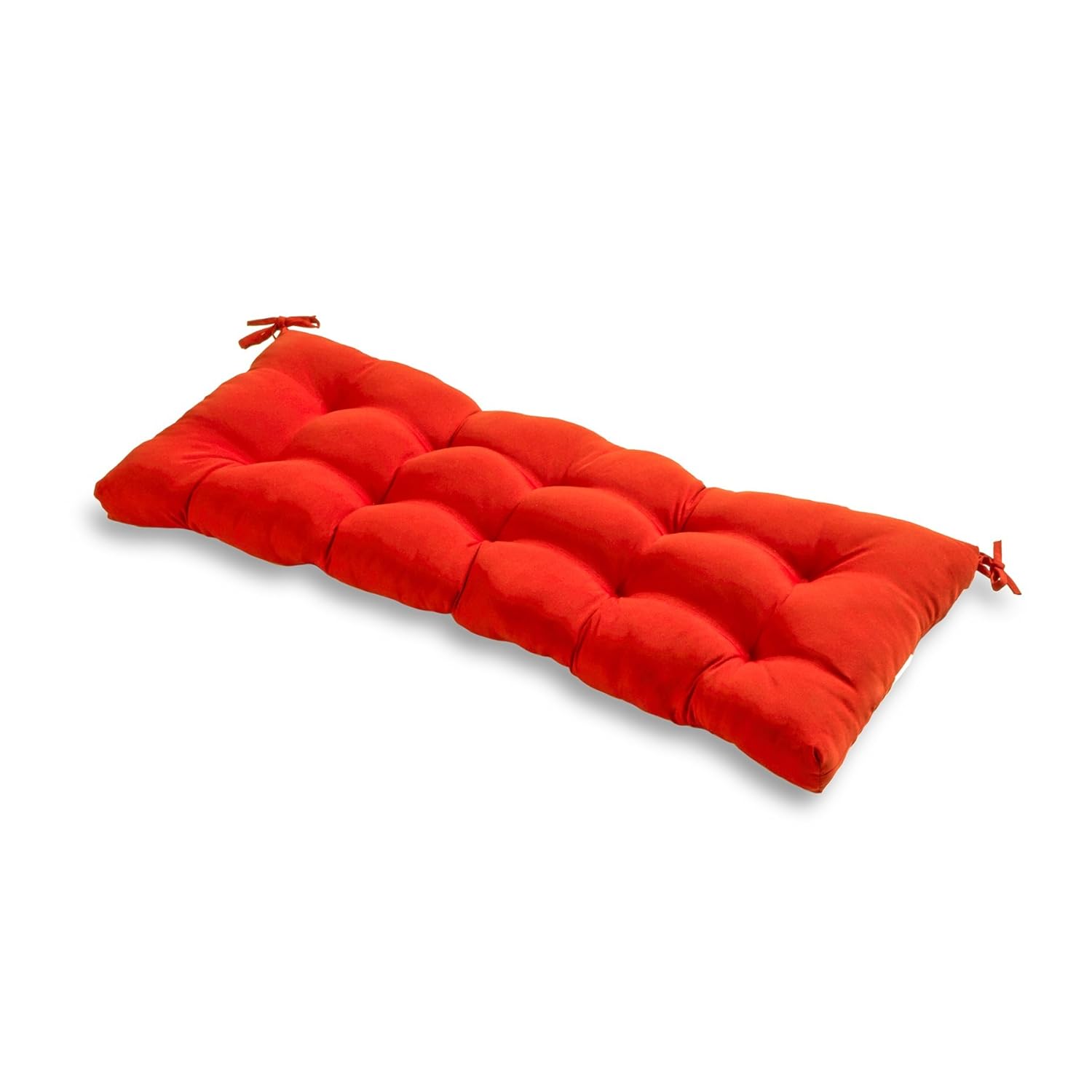 Greendale Home Fashions 51-Inch Indoor/Outdoor Bench Cushion, Salsa