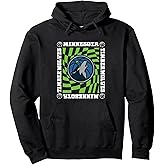 NBA Minnesota Timberwolves Retro Checkerboard Wave Pullover Hoodie