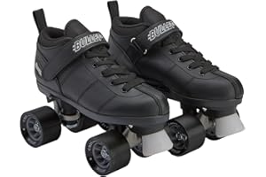 Chicago Skates Bullet Speed Quad Roller Skates – Durable, Top Performance Indoor/Outdoor Youth Skate Shoes for Kids, Boys & Girls Beginner 62mm Urethane Wheels & Low-Cut Ankle Boots for Agility