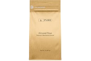 Pure Original Ingredients Almond Flour (2 lb) Blanched Almonds, Extra Fine, Grown in California