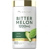 Carlyle Bitter Melon Extract Supplement | 180 Capsules | Non-GMO &amp; Gluten Free
