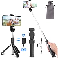 Perche Selfie Télescopique Pour Huawei P30 Lite – Monopied 45 Cm | Jack 3,5 Mm | Marque K-S-Trade
