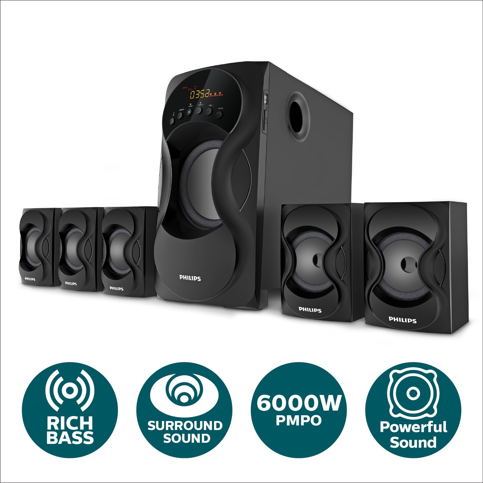 Philips SPA5161F 5.1 Channel Multimedia 