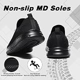 Hanani Slip On Trainers Mens Womens Casual Breathable Mesh Shoes EU45 UK10.5 view 5
