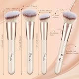 Start Makers 3Pcs Makeup Brushes Set Foundation Concealer Contour Vegan view 7