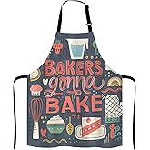 Lefolen Bakers Gonna Bake Apron, Kitchen Presents for Her, Baking Apron, Apron for Women, Baking Presents, Cooking Present