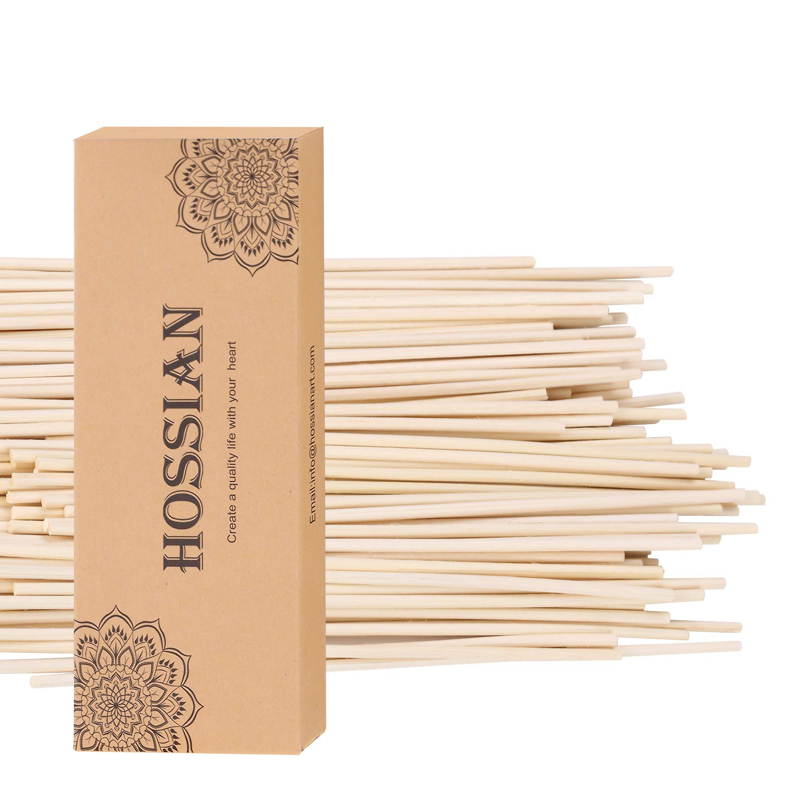 HOSSIAN 7 Inch Reed Diffuser Sticks,-Diffuser Sticks-Reed Diffuser- Reed Sticks Aroma Diffuser Sticks for Aroma Fragrance(100 PCS)