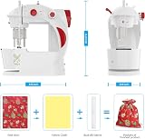 KPCB Tech Mini Sewing Machine with Accessories for Beginners Kids Christmas DIY view 2