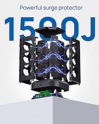 KOOSLA Dual 20W USB-C Power Strip Tower, Surge