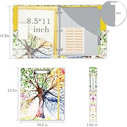 1 Inch 3 Ring Binder Organizer, Three Ring Binder