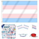 MEPLUM Pride 3x5 FT FTM Transgender Trans Flag