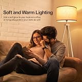 OUTON Solid Wood Tripod Floor Lamp, Dimmable LED with Remote, 4 Color Temps view 8