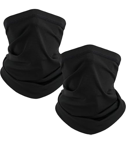 ROCKBROS Cooling Neck Gaiter UV400 Protection for Men Women Black