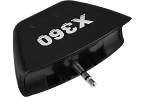 Gam3Gear 3.5mm Headset Mic Adapter for Xbox 360 Controller Black