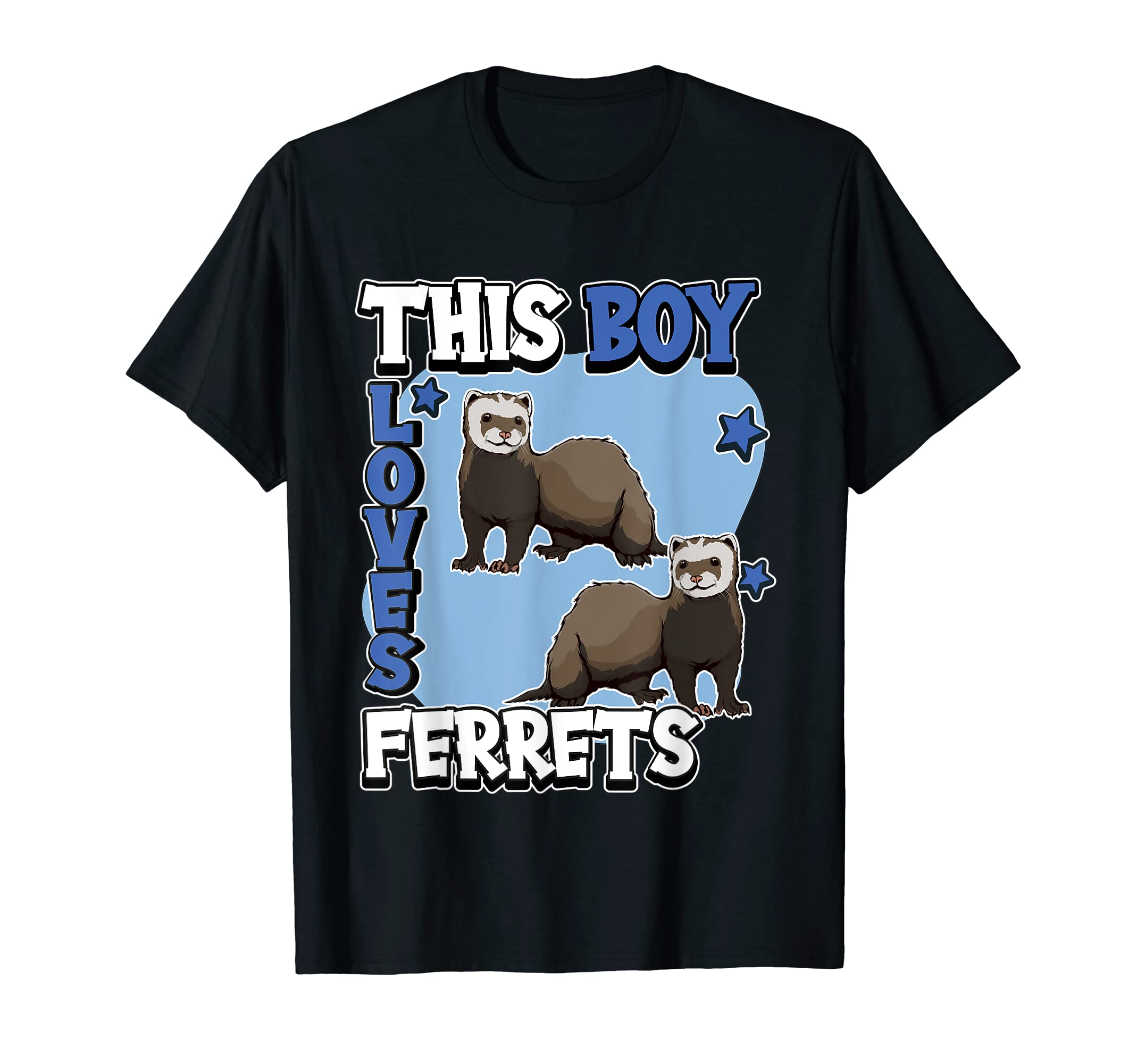 Kids Ferret Quote Ferret This Boy Loves Ferrets T-Shirt
