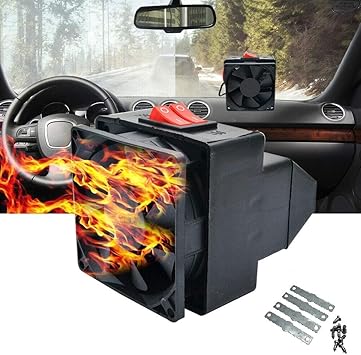 1x Portable 12V 300W Car Vehicle Heating Heater Hot Fan Defroster Demister