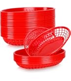 Kingrol Large Fast Food Baskets, 11.8 X 8.75 X 1.75 Inch, Set