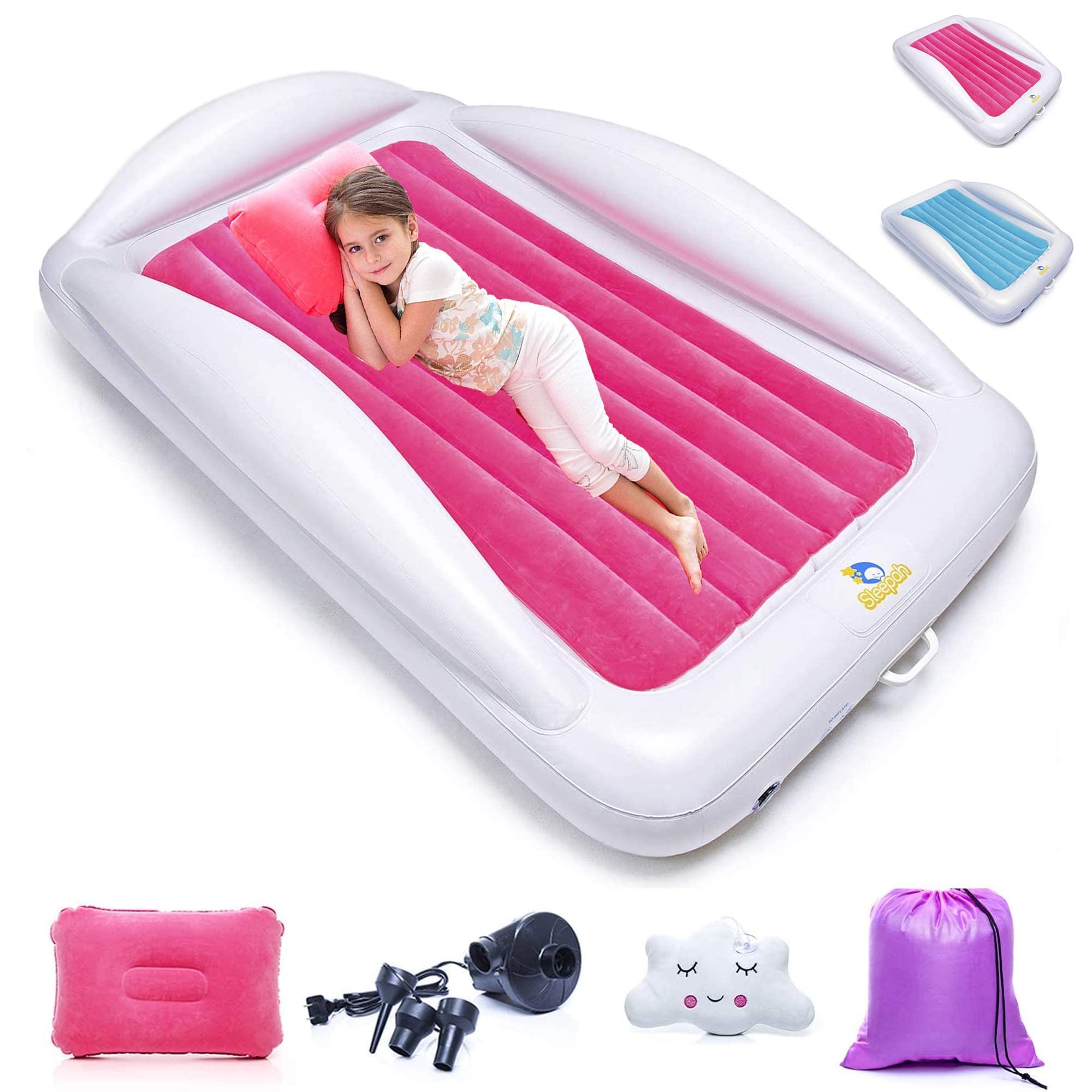 Sleepah Inflatable Toddler Travel Bed Portable Kids Air Mattress