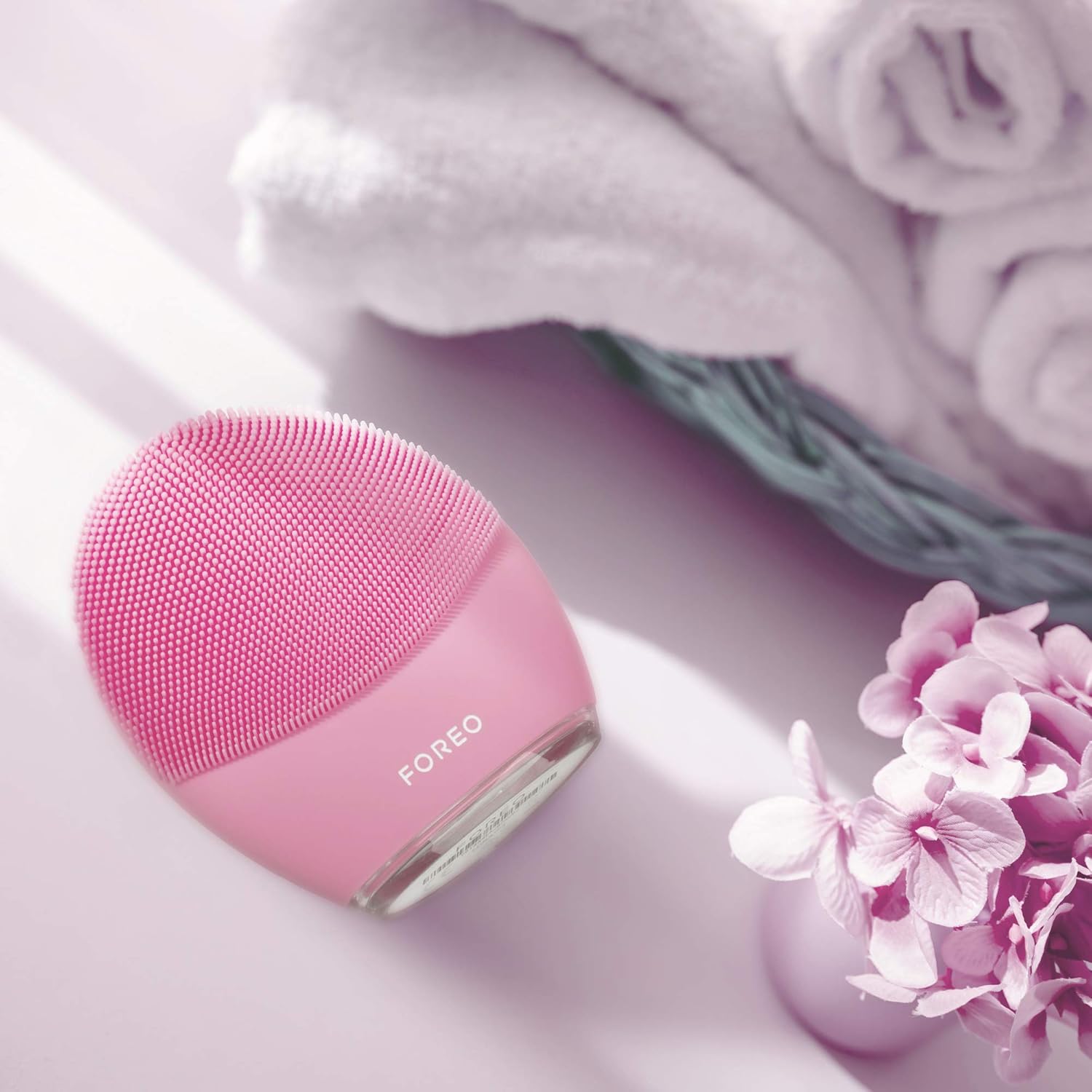 FOREO LUNA 3 for Normal Skin, Smart Facial Cleansing and Firming Massage Brush for Spa at Home: Premium Beauty
