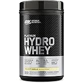 Optimum Nutrition Platinum Hydrowhey Protein Powder, 100% Hydrolyzed Whey Protein Isolate Powder, Flavor: Velocity Vanilla, 20 Servings, 1.76 Pounds (Packaging May Vary)