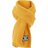 PESAAT Kids Winter Infinity Scarf Knit Toddler Boy Girls Scarves Cotton Outdoor Neck Warmer for Children 3-15 Years