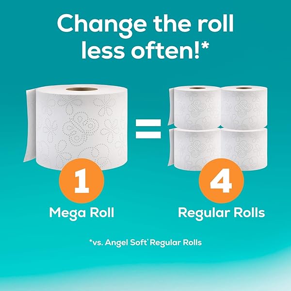 ANGEL SOFT® TOILET PAPER, 18 MEGA ROLLS