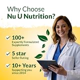Nu U Nutrition Vitamin D 1000IU 365 Softgels UK Made D3 1 Day 1 Year view 8