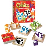 Mindware | Q-bitz Jr. | Miniature Game | Ages 5+ | 2-4 Players | 15 Minutes Playing Time